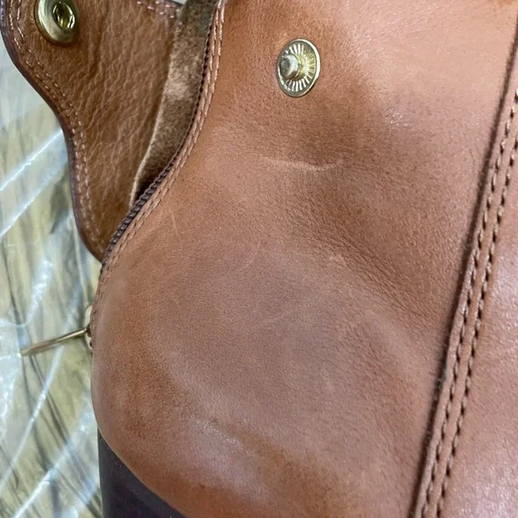 Coach Waldorf Tan Ankle Boots Size 7.5 - Picture 14 of 16